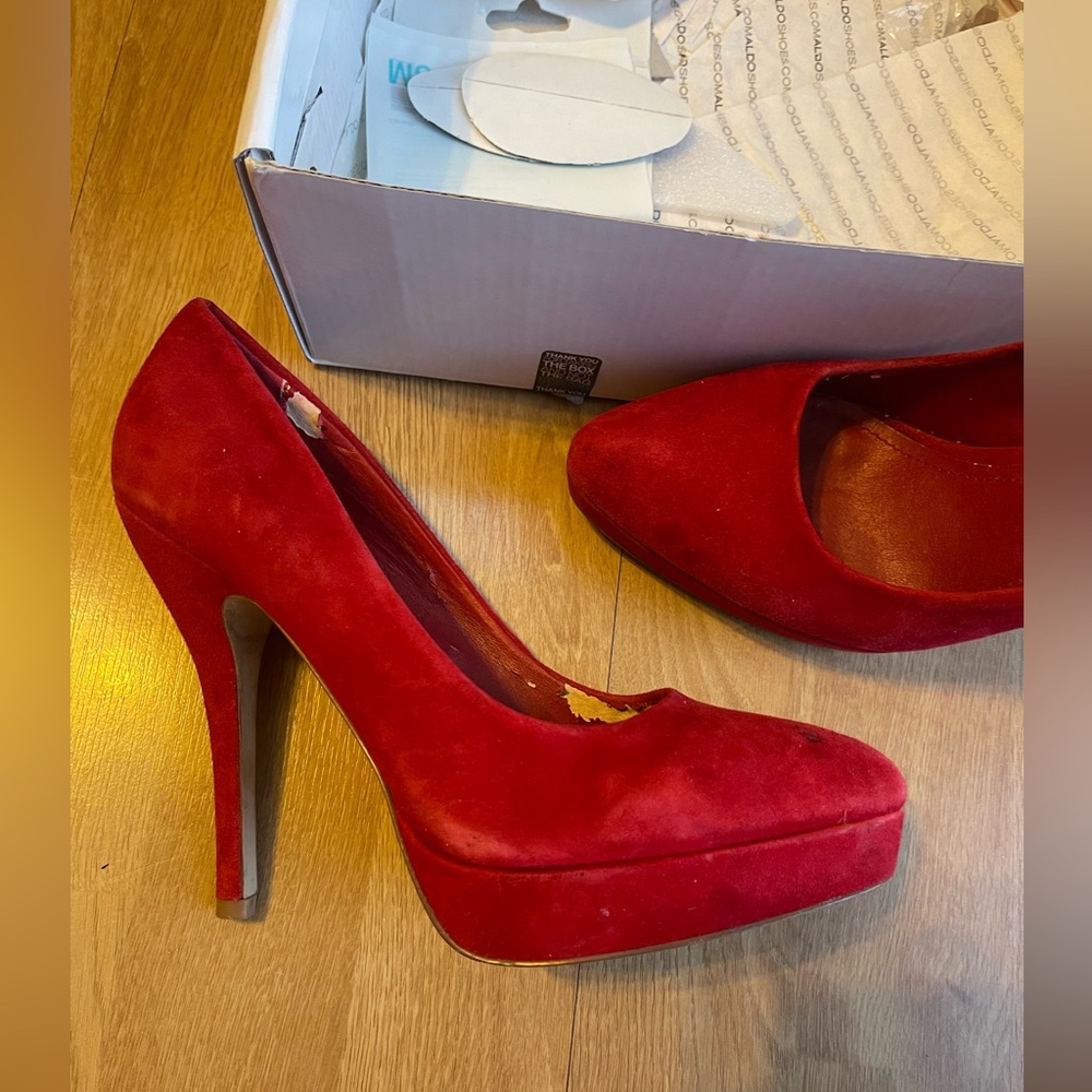 Aldo red heels